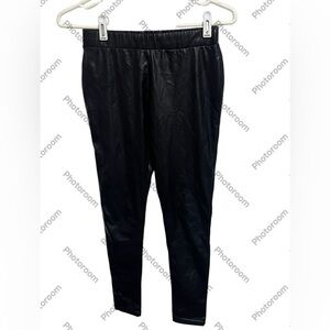 Kardashian Kollection Black Pleather Pants Sz Small
